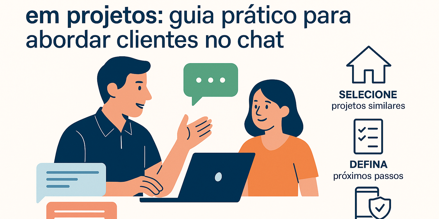Como transformar conversas em projetos: guia prático para abordar clientes no chat