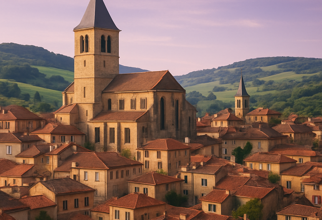 Découvrez la beauté architecturale d'Ambierle
