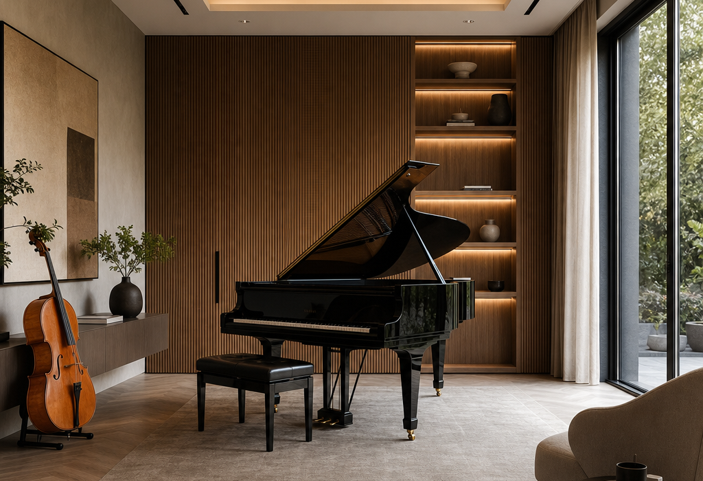 Sala de música: 6 erros a evitar para um espaço afinado
