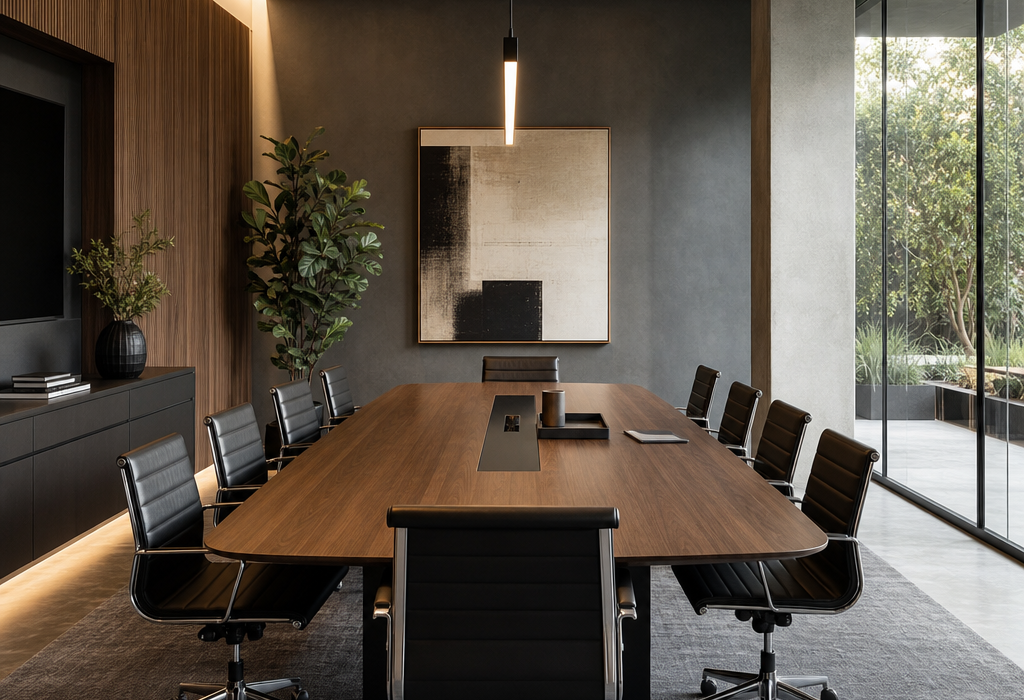 sala de reuniones: 6 ideas para que se vea profesional y funcione mejor
