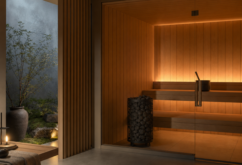 Japandi sauna calm: how to create a serene, pared-back retreat
