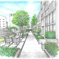 Walkways outdoor space 