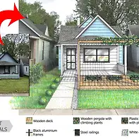 House facade renovation