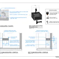 Detalhamento Cuba Esculpida