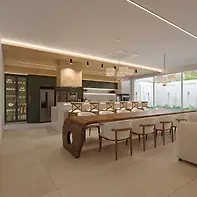 Espaço Gourmet Clássico Contemporâneo