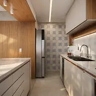 Projeto de Reforma de Interiores - Apart.  de 120m²