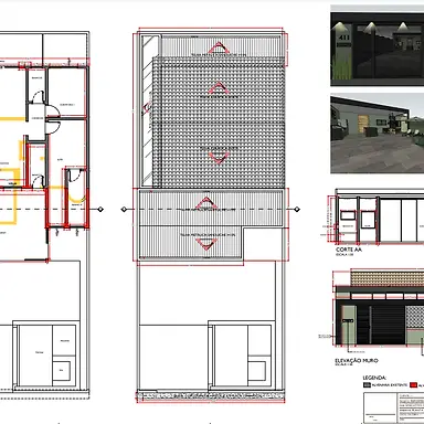 PLANTA - FACHADA/DEMOLIR/CONSTRUIR