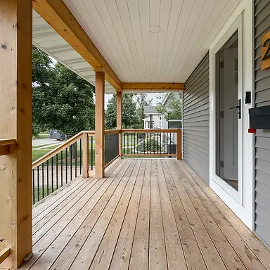 Uncovered Porch