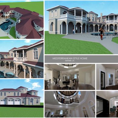 Custom Mediterrenean Style Home