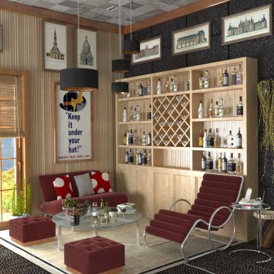 BAR AREA IN HOME