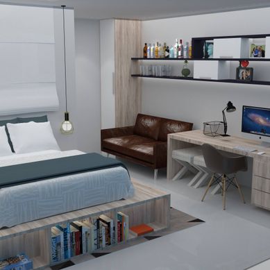 Quarto + Escritório