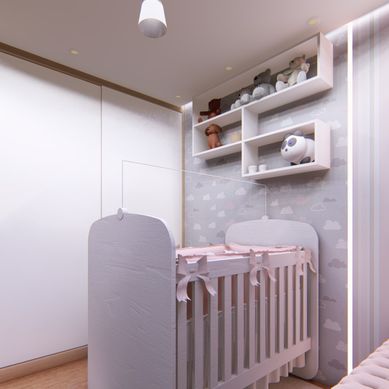 Quarto de bebê menina