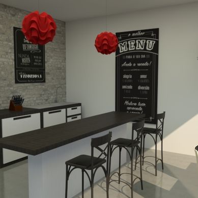 PROJETO DE INTERIORES - Área de Churrasqueira