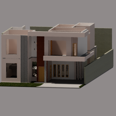 Estudo de residencia (revit)