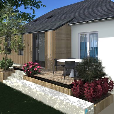 Extension d'une maison à Montsoreau (49)