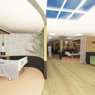 Aménagement de l'espace ambulatoire d'une clinique
