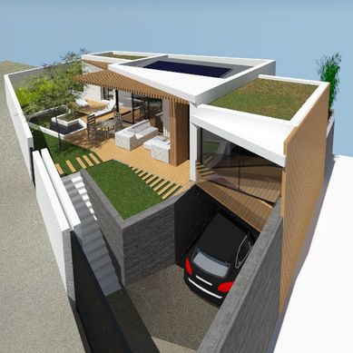 Construction d'une maison à Saint Maurice de Gourdans (01)