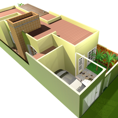 Projeto Residência - Planta/3D/Vídeo Apresentação