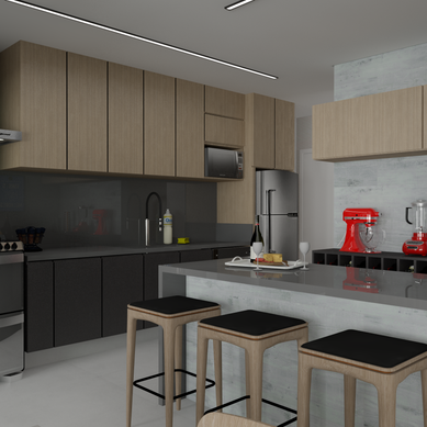 Cozinha integrada