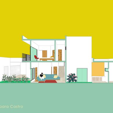 Residência com piscina