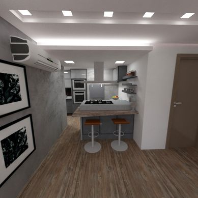 Cozinha de apartamento