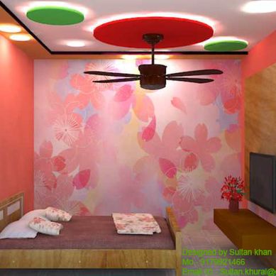 SIMPLE BED ROOM INTERIOR