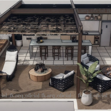 ÁREA GOURMET - CASA NOVA/BA