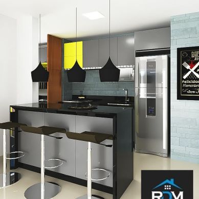 PROJETO 3D COZINHA
