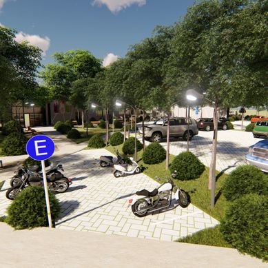 Estacionamento externo