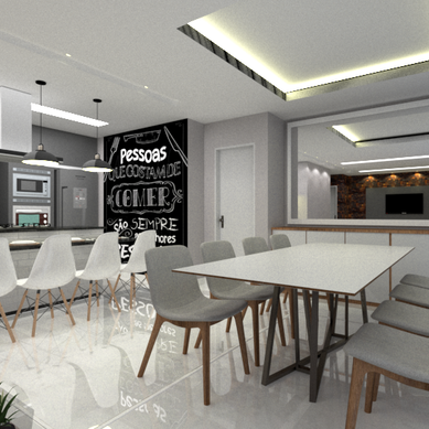 Projeto de interiores - executado