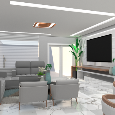 Projeto de interiores para uma casa