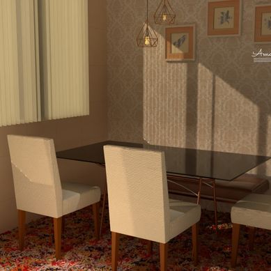 Sala de jantar, casa 01