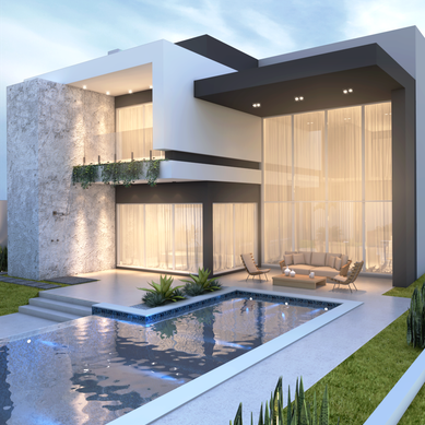 Residência Contemporânea - 2 pisos