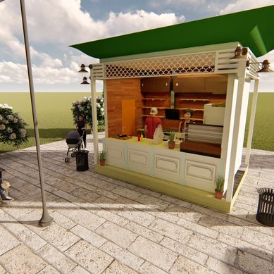 Food Kiosk 3D
