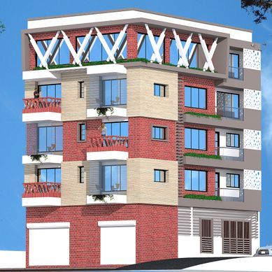 4 storey Private Residence and shops