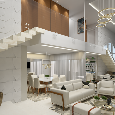 Sala de jantar e Estar