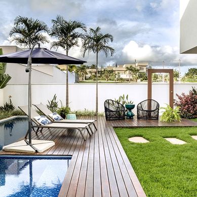 área de piscina