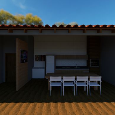 Área gourmet 
