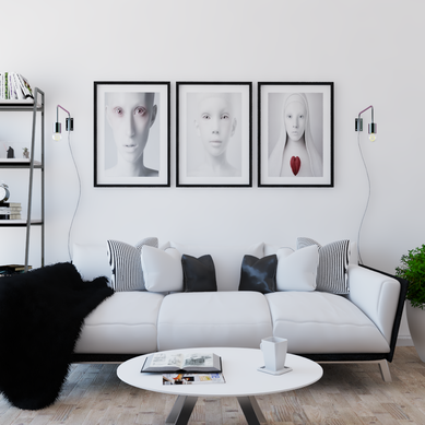 Sala de estar white