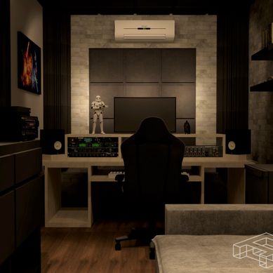 Studio + Game area