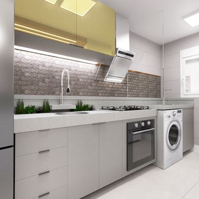 Cozinha Reflecta Gray