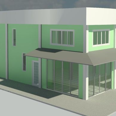 Projeto Comercial e Residencia - Sobrado