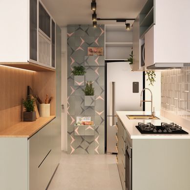 Cozinha Menta - Apto L&V