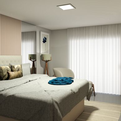 Projeto de Arquitetura de Interiores - Quarto de Casal