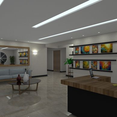 Hall de edifício residencial
