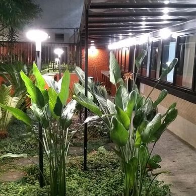 Iluminação para jardim pedagógico