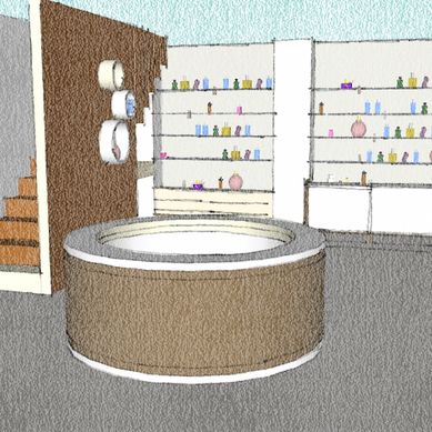 reforma loja de perfumes