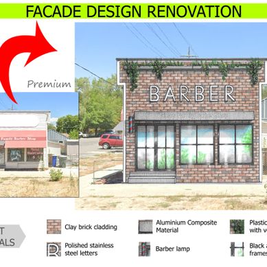 Barber shop Facade