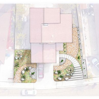 Residential front yard design