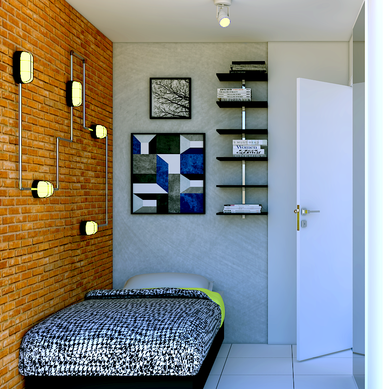 Quarto masculino jovem
